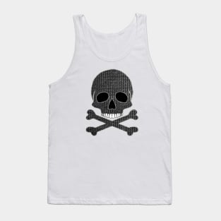 Crochet Skull and Wool Crossbones Tank Top